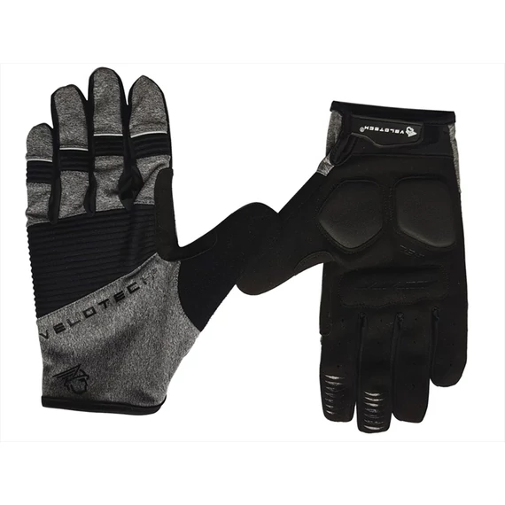 Velotech/Noname Kesztyű hosszú szürke L/XL kerékpáros