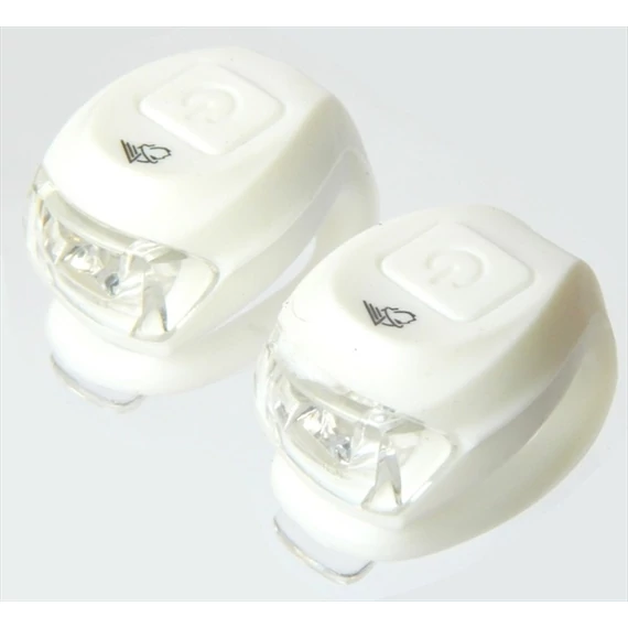 Velotech Villogó 2LED FEHÉR kerékpáros