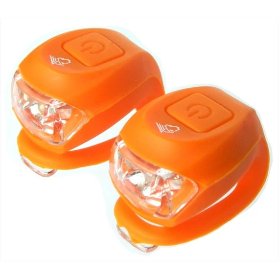 Velotech Villogó 2LED NARANCS kerékpáros