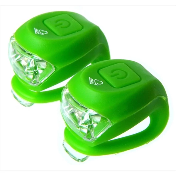 Velotech Villogó 2LED ZÖLD kerékpáros