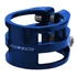 Kép 1/2 - Acor AQR-21303 duplacsavaros nyeregcső bilincs [kék, 31.8 mm] kerékpáros