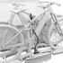 Kép 6/6 - Lakat THULE HIGH-GRADE LOCK 150x1,2 cm EPOS-hoz 2-3 krp-os változattal kerékpáros