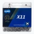 Kép 1/2 - Lánc KMC X11 11 sebességes 1/2 x 11/128 118 szemes fekete kerékpáros
