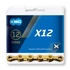 Kép 1/2 - Lánc KMC X12 12 sebességes Gold 12 sebességes 1/2x11/128 126L kerékpáros
