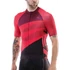 Kép 1/2 - Mez MERIDA CX DESIGN rövid 422 S PIROS fekete végig cipzár - 15512T0422 kerékpáros