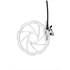Kép 1/4 - Tárcsafék TEKTRO ORION hátsó fehér 160mm rotor kerékpáros