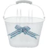 Kép 2/2 - NewLooxs kosár asti girls basket baskets fehér akasztós 8l 26x17x175cm kerékpáros